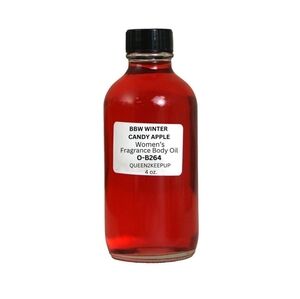 BBW Winter Candy Apple (Women) Body Oil 4 oz Fragrance Similar All Natural Scent
